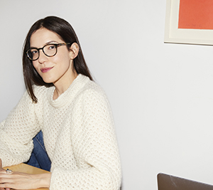 A portrait of author Sloane Crosley '00